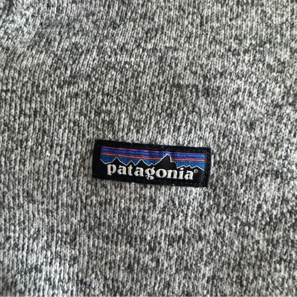 Patagonia Better Sweater Heather Gray Pullover Quarter Zip Jacket size Small - Picture 5 of 10